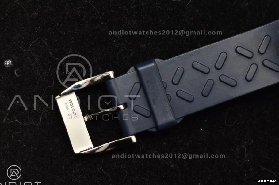 WeatherProof Best White Blue Portuguese Chrono on 1:1 Strap Blue Rubber IW3716 Z+F Edition A 1011 Dial 0421